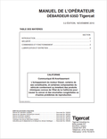 Tigercat 635D Tank Top Operator Manual 33283A