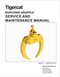 Tigercat 65154A Bunching Grapple Service And  Maintenance Manual 65154AENG
