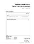 Tigercat 726B Feller Buncher Operator Manual 9228A