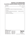 Tigercat 845B Tree Felling And Bundling Machine Operating Manual 17331A
