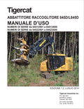 Tigercat 845D, L845D Blast Collector Operator Manual 43287AENG