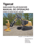 Tigercat 845E, L845E Feller Buncher Operating Manual 54709AENG