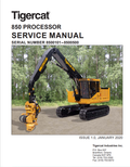 Tigercat 850 Processor Service Manual 57254AENG