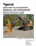 Tigercat 855E, L855E Feller Buncher Operator Manual 52279AENG 1
