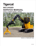 Tigercat 865 Logger Service Manual 60132AENG
