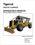 Tigercat AD610C Carrier Operator Manual 35611A