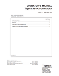 Tigercat F610C Forwarder Operator Manual 36306A