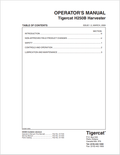 Tigercat H250B Harvester Operator Manual 31774A