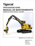 Tigercat H250D Processor Maintenance Manual 51067AENG