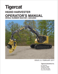 Tigercat H820D Harvester Operator Manual 47776AENG
