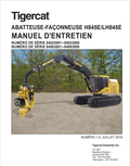 Tigercat H845E, LH845E Felling And Processing Machine Maintenance Manual 54714A
