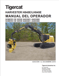 Tigercat H845E LH845E Harvester Operator Manual 54712AENG