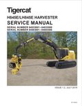 Tigercat H845E, LH845E Harvester Service Manual 54713AENG