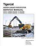 Tigercat H855D, LH855D Harvester Service Manual 44985AENG
