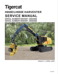 Tigercat H855E, LH855E Harvester Service Manual 51126AENG