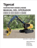 Tigercat H855E, LH855E Harvester Operator Manual 51125AENG