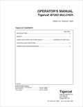 Tigercat M726D Mulcher Operator Manual 24259A
