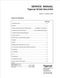 Tigercat M726D Mulcher Service Manual 24260A