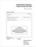 Tigercat M726E Mulcher Operator Manual 29847A