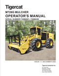 Tigercat M726G Mulcher Operator Manual 63518AENG