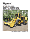 Tigercat M726G Mulcher Service Manual 63519AENG