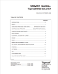 Tigercat M760 Mulcher Service Manual 14674A