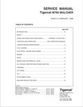 Tigercat M760 Mulcher Service Manual 14674A