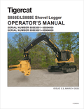 Tigercat S855E, LS855E Shovel Logger Operator Manual 51128AENG