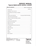 Tigercat S860C, LS870C Shovel Logger Service manual 26547A