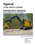 Tigercat T234B Track Loader Operator Manual 46749AENG