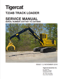 Tigercat T234B Track Loader Service Manual 46750AENG