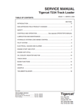 Tigercat T234 Track Loader Service Manual 30819A