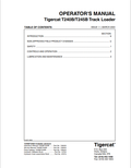 Tigercat T240B, T245B Track Loader Operator Manual 13043A