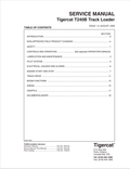 Tigercat T240B Track Loader Service Manual 29313A