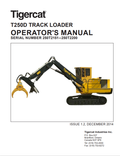 Tigercat T250D Loader Operating Manual 44260AENG