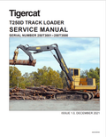 Tigercat T250D Track Loader Service Manual 65232AENG