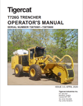 Tigercat T726G Trencher Operator Manual 45909AENG