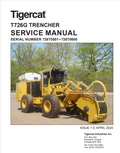 Tigercat T726G Trencher Service Manual 45910AENG