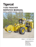 Tigercat T726G Trencher Service Manual 54831AENG