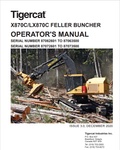 Tigercat X870C, LX870C Feller Buncher Operator Manual 44098AENG 1