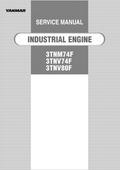 YANMAR 3TNM74F, 3TNV74F, 3TNV80F INDUSTRIAL ENGINE SERVICE REPAIR MANUAL PDF