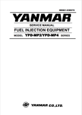 YANMAR FUEL INJECTION EQUIPMENT YPD-MP2, MP4 SERVICE MANUAL PDF