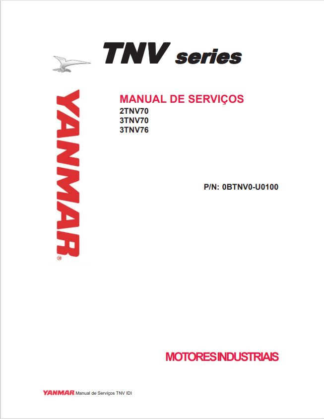 YANMAR INDUSTRIAL ENGINES 2TNV, 3TNV SERVICE MANUAL PDF