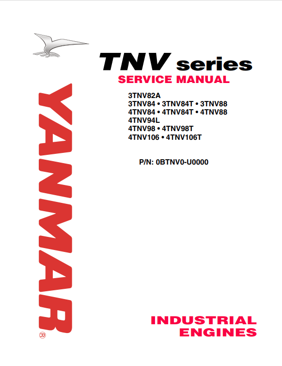 YANMAR INDUSTRIAL ENGINES TNV SERIES SERVICE MANUAL PDF