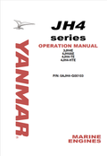 YANMAR MARINE ENGINES JH4 SERIES OPERATION MANUAL_G00103 PDF