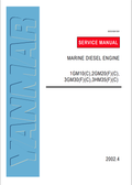 YANMAR MARINE ENGINE 1GM10-3HM35 SERVICE MANUAL PDF