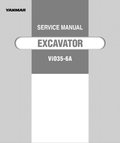 YANMAR VIO35-6A EXCAVATOR SERVICE REPAIR MANUAL PDF
